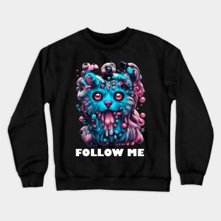 Techno T-Shirt - Follow Me Organism - Catsondrugs.com - Techno, rave, edm, festival, techno, trippy, music, 90s rave, psychedelic, party, trance, rave music, rave krispies, rave flyer T-Shirt T-Shirt T-Shirt Crewneck Sweatshirt